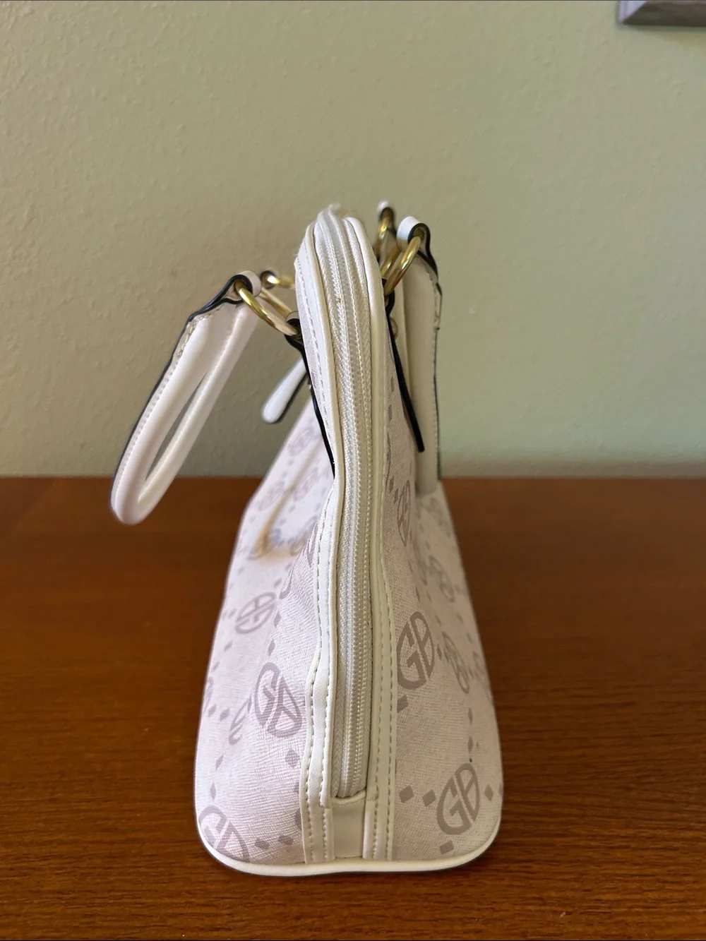 Giani Bernini Purse Monogram Signature Dome Satchel Crossbody Bag‎